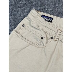 Patagonia Organic Cotton Canvas Mens Shorts Beige Outdoor Casual Size‎ 35